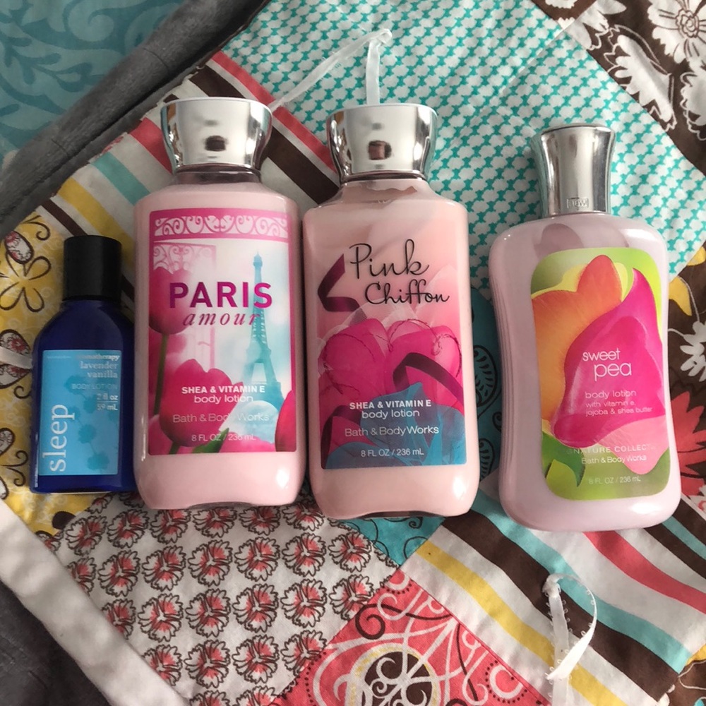 Bath and Body Works Assorted Lotions Never Used